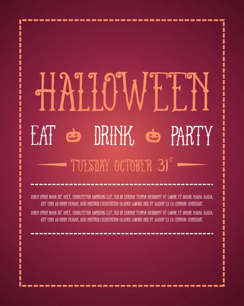 Koleksiyon hisse senedi Cadılar Bayramı poster stili