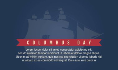 Kolomb Günü tasarım arka plan koleksiyonu