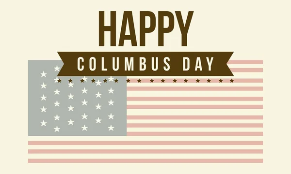 Sammlung Kolumbus Tag Feier Hintergrund — Stockvektor