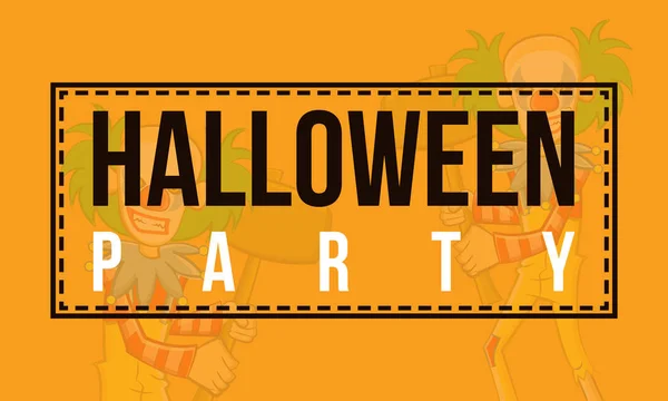 Halloween venta banner estilo colección — Vector de stock