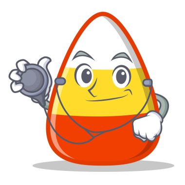 Doktor şeker Mısır karakter karikatür