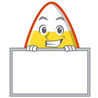 Yönetim Kurulu şeker Mısır karakter karikatür ile sırıtarak