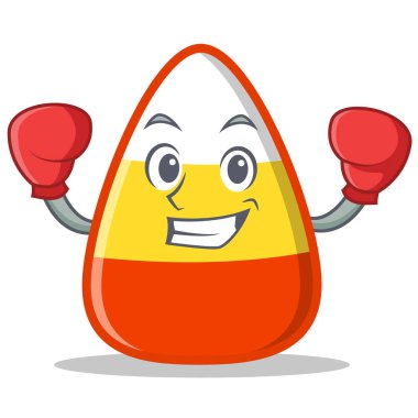 Boks şeker Mısır karakter karikatür