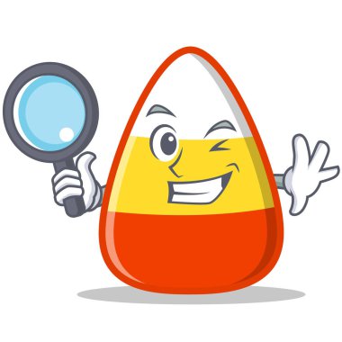 Dedektif şeker Mısır karakter karikatür