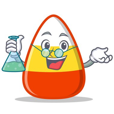 Profesör şeker Mısır karakter karikatür