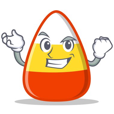 Başarılı şeker Mısır karakter karikatür