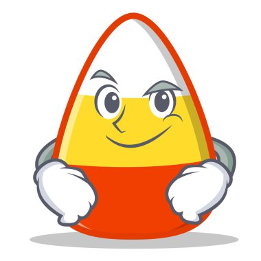 Smirking şeker Mısır karakter karikatür