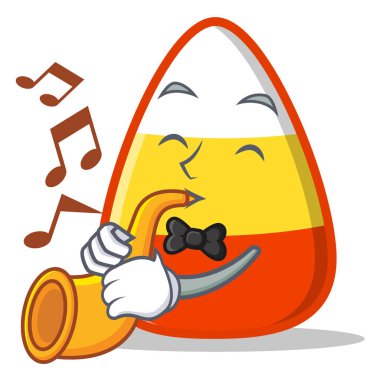 Trompet şeker Mısır karakter karikatür ile