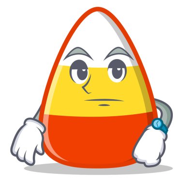 Bekleyen şeker Mısır karakter karikatür