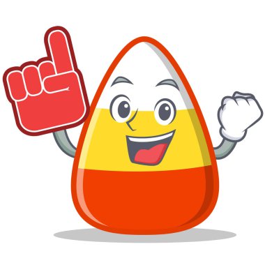 Köpük parmak şeker Mısır karakter karikatür