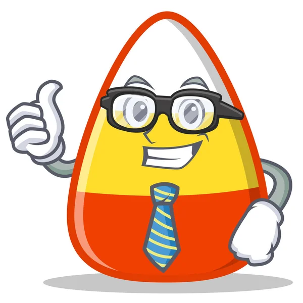 İşadamı şeker Mısır karakter karikatür