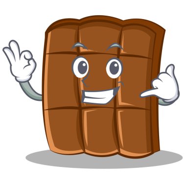 Çikolata karakter karikatür tarzı arıyorum