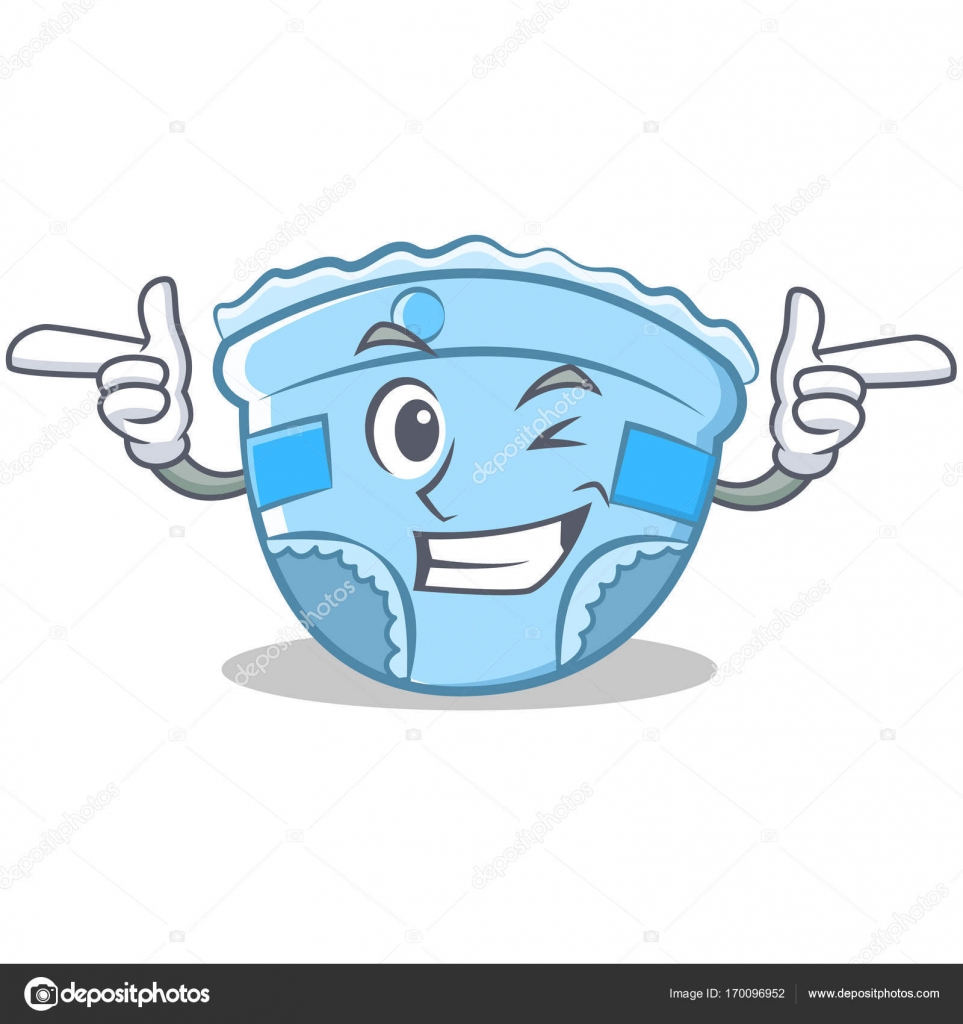 Clin D Oeil Bebe Couche Personnage Dessin Anime Image Vectorielle Par Kongvector C Illustration Clin D Oeil Bebe Couche Personnage Dessin Anime Image Vectorielle Par Kongvector C Illustration