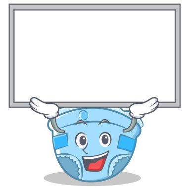 Tahta bebek bezi karakter karikatür kadar