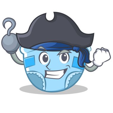 Korsan bebek bezi karakter karikatür