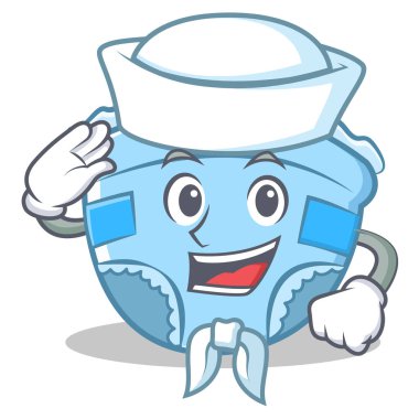 Denizci bebek bezi karakter karikatür