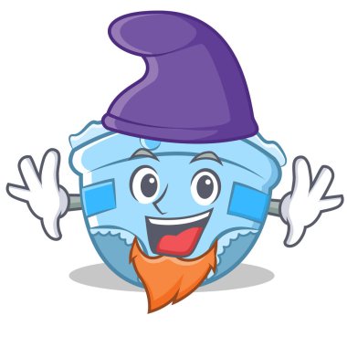 Elf bebek bezi karakter karikatür