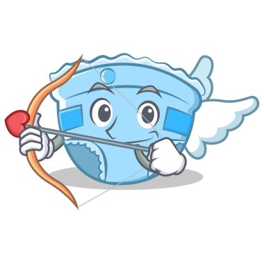 Aşk tanrısı bebek bezi karakter karikatür