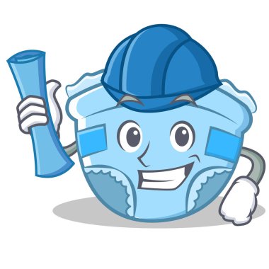 Mimar bebek bezi karakter karikatür