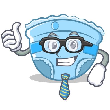 İşadamı bebek bezi karakter karikatür