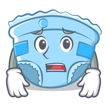 Korkarım bebek bezi karakter karikatür