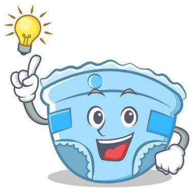 Bir fikir bebek bezi karakter karikatür var