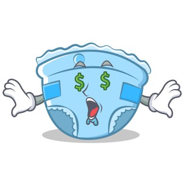 Para göz bebek bezi karakter karikatür