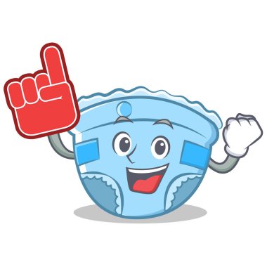 Köpük parmak bebek bezi karakter karikatür