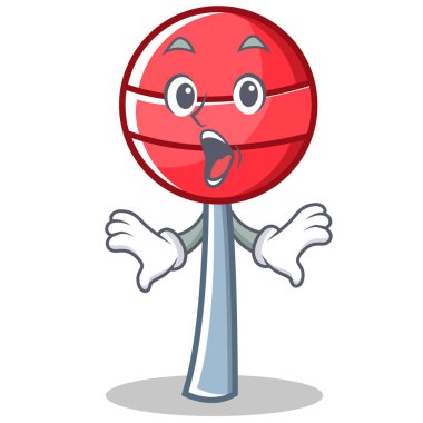 Sürpriz tatlı lolipop karakter karikatür