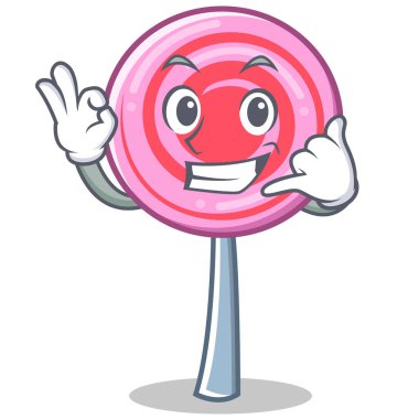 Şirin lolipop karakter karikatür arama