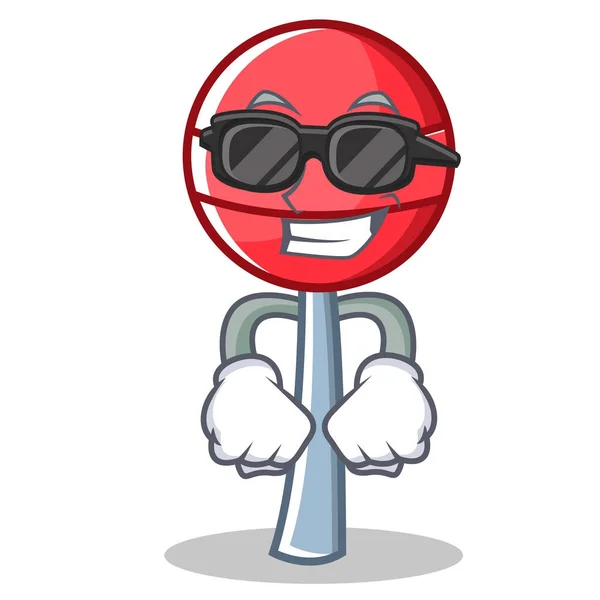 Super cool sweet lollipop character cartoon — Stock Vector