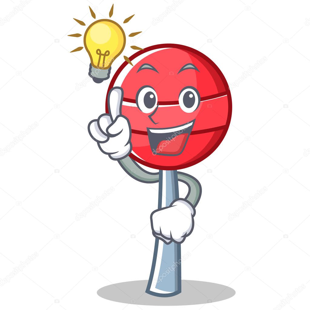 Have an idea sweet lollipop character cartoon