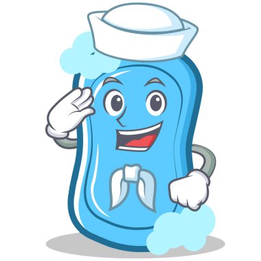 Denizci mavi sabun karakter karikatür