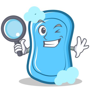 Dedektif mavi sabun karakter karikatür