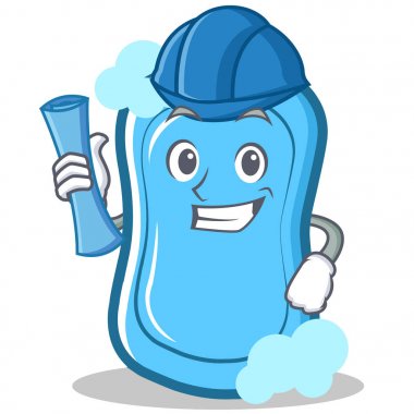 Mimar mavi sabun karakter karikatür