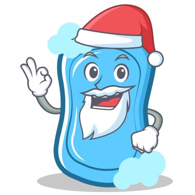 Santa mavi sabun karakter karikatür