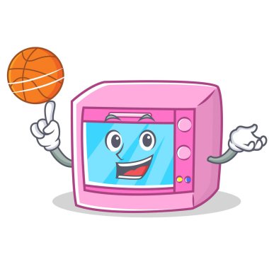 Oyun Basketbol fırın mikrodalga karakter karikatür