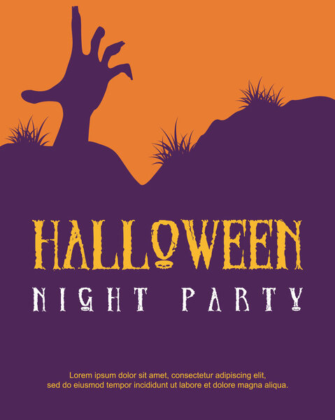 Halloween party style poster collection