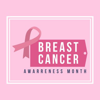 Meme kanseri gün arka plan tasarım