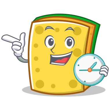 Saat sünger çizgi film karakteri ile komik