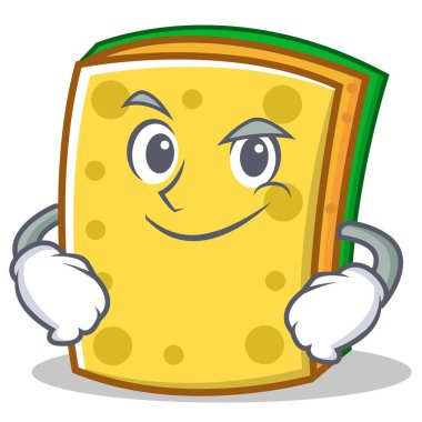 Smirking sünger çizgi film karakteri komik