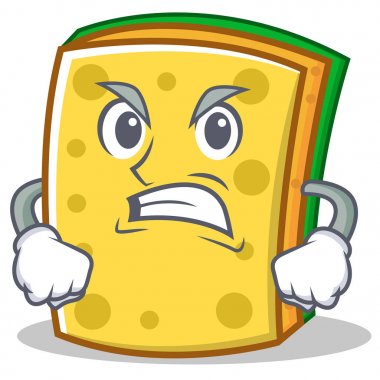 Kızgın sünger çizgi film karakteri komik