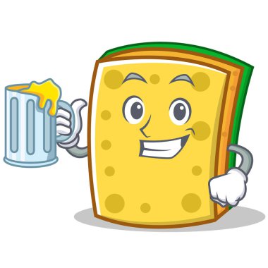 Suyu sünger çizgi film karakteri ile komik