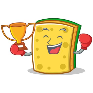 Kazanan sünger çizgi film karakteri komik boks