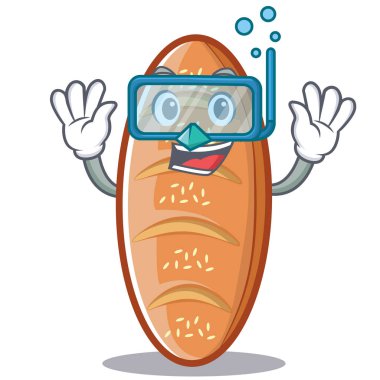 Dalış pişmiş ekmek karakter çizgi film