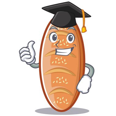 Pişmiş ekmek karakter çizgi film mezuniyet