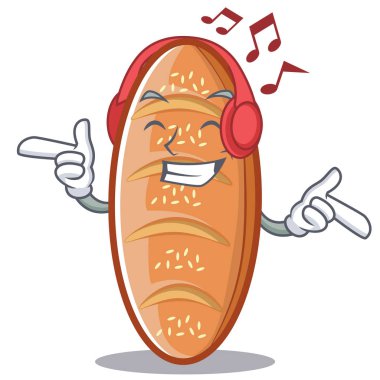 Pişmiş ekmek karakter çizgi film müzik dinleme