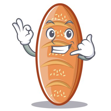 Arama pişmiş ekmek karakter çizgi film