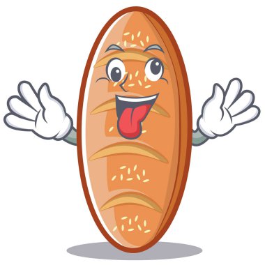 Deli pişmiş ekmek karakter çizgi film