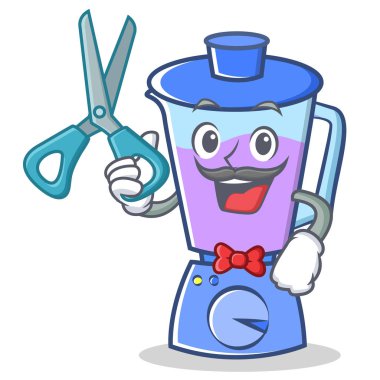 Blender karakter karikatür tarzı berber